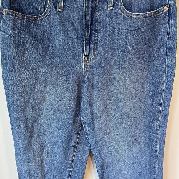 J Crew Jeans Size 28 Womens Blue Essential Straight Stretch Medium Wash Denim - Picture 6 of 11